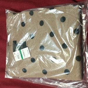 Polka dot cashmere pullover